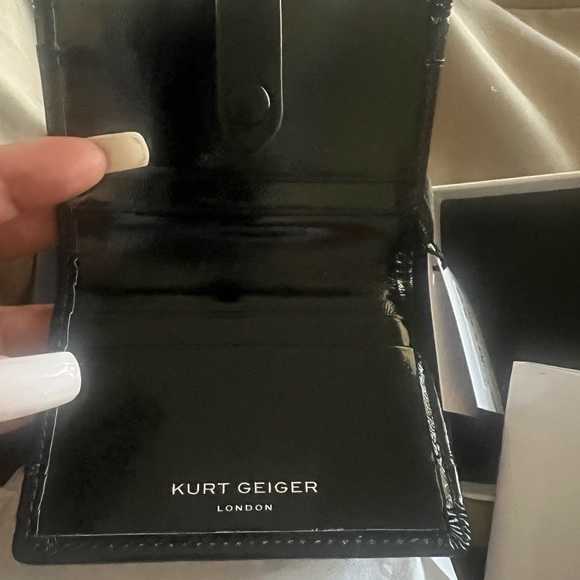 Kurt Geiger London Black Card Holder - Picture 3 of 5